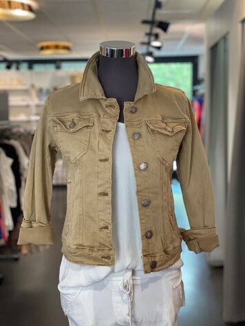 Paris Classic Stretch Jeans- Beige