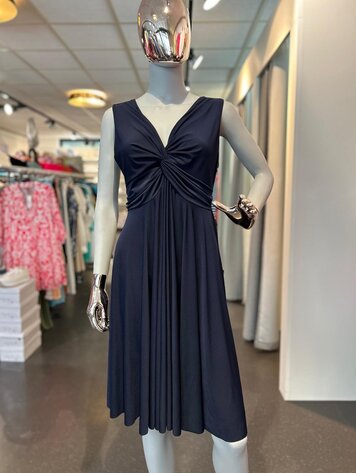 Paris Navy Blue Dress -7080 *ONE SIZE