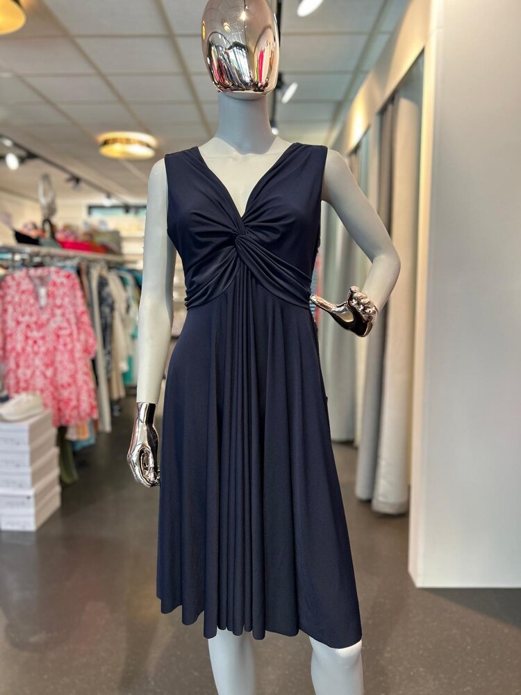 Paris Navy Blue Dress -7080 *ONE SIZE