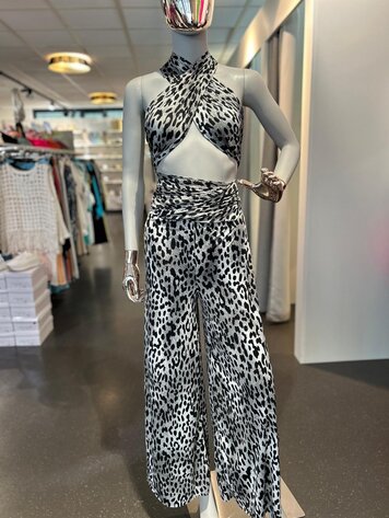 Paris Multiwrap Dress-Animal Print