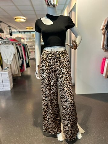 Paris Leopard Print Pants