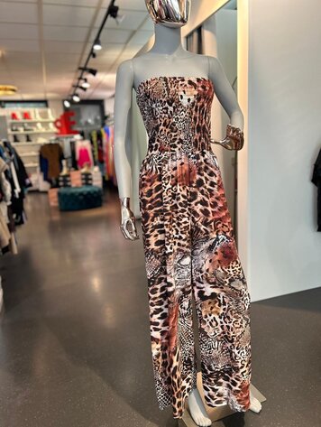 Paris Animal Print Jumpsuit-  Original