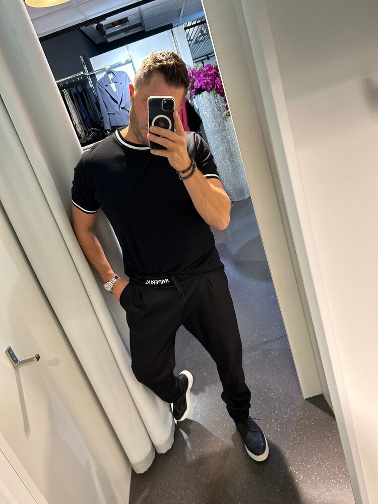 Italy Jogger Slacks-Black PE6EIBV