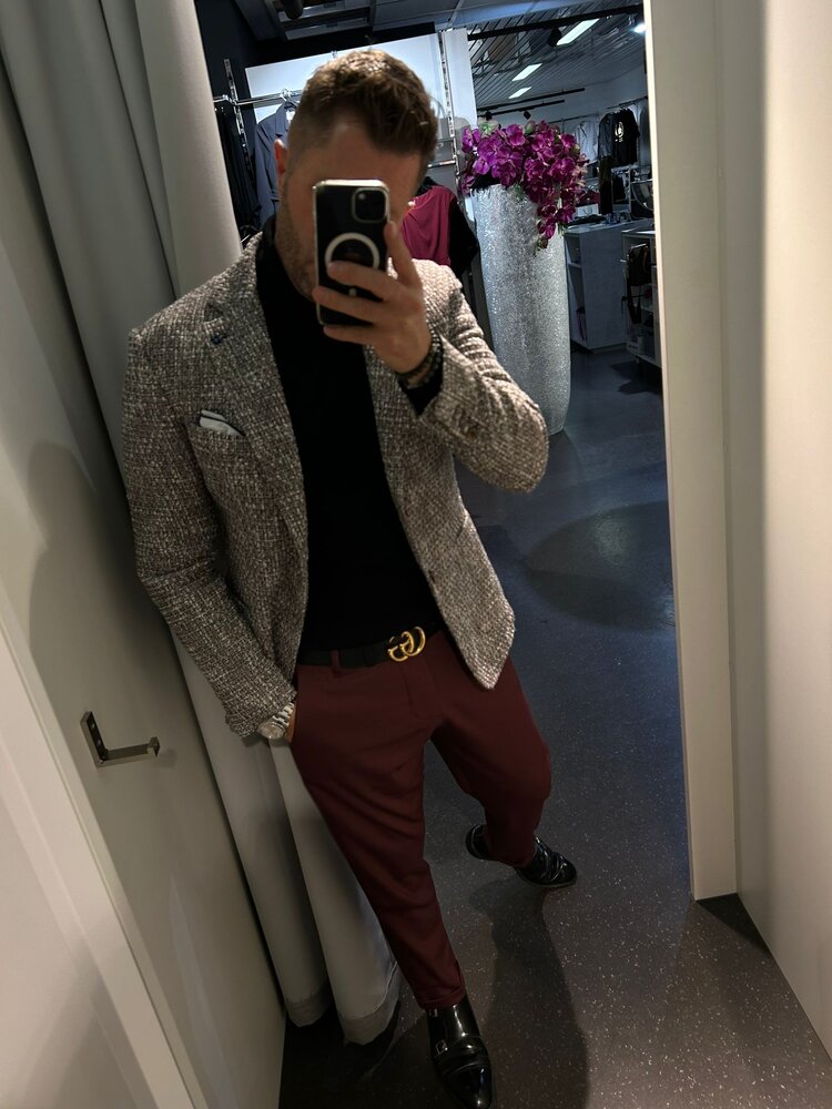 Italy Sports Blazer- Camel Tweed LM239