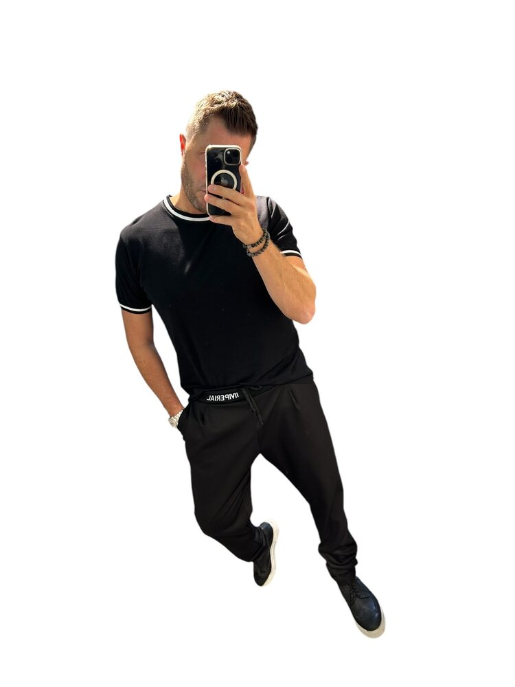 Italy Jogger Slacks-Black PE6EIBV