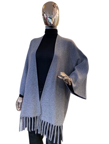 Germany Boho Poncho Grey Design