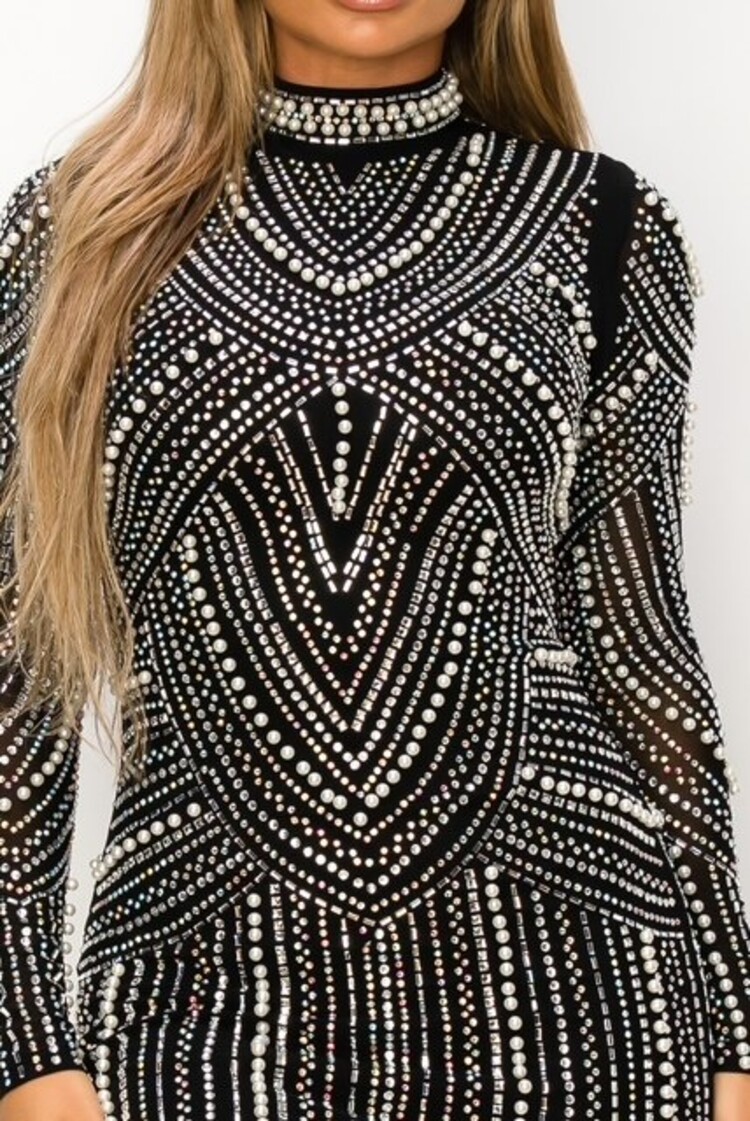 USA Bling Pearl Dress