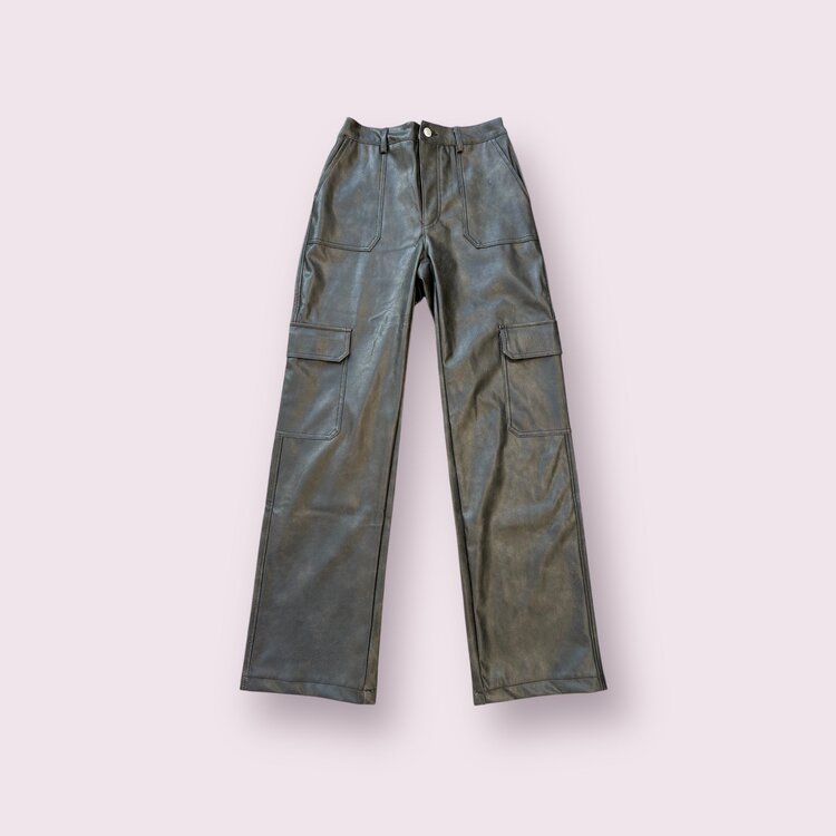 USA Vegan Leather Pants 6956