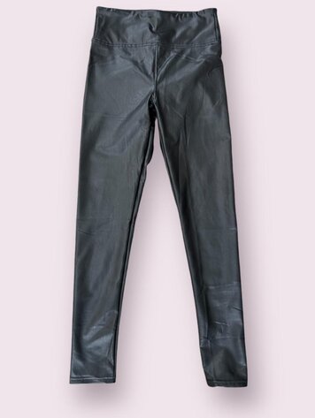 USA Black Sheen Leggings -PZ7915