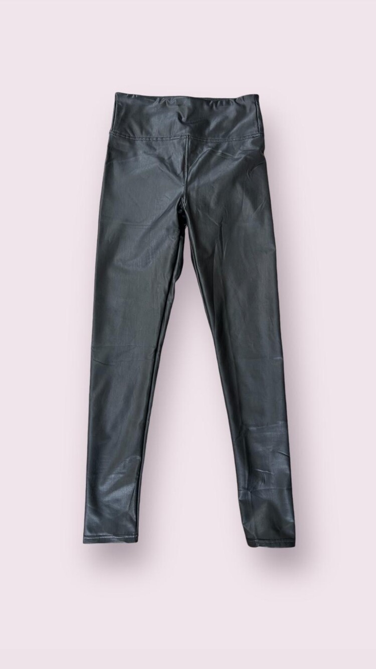 USA Black Sheen Leggings -PZ7915