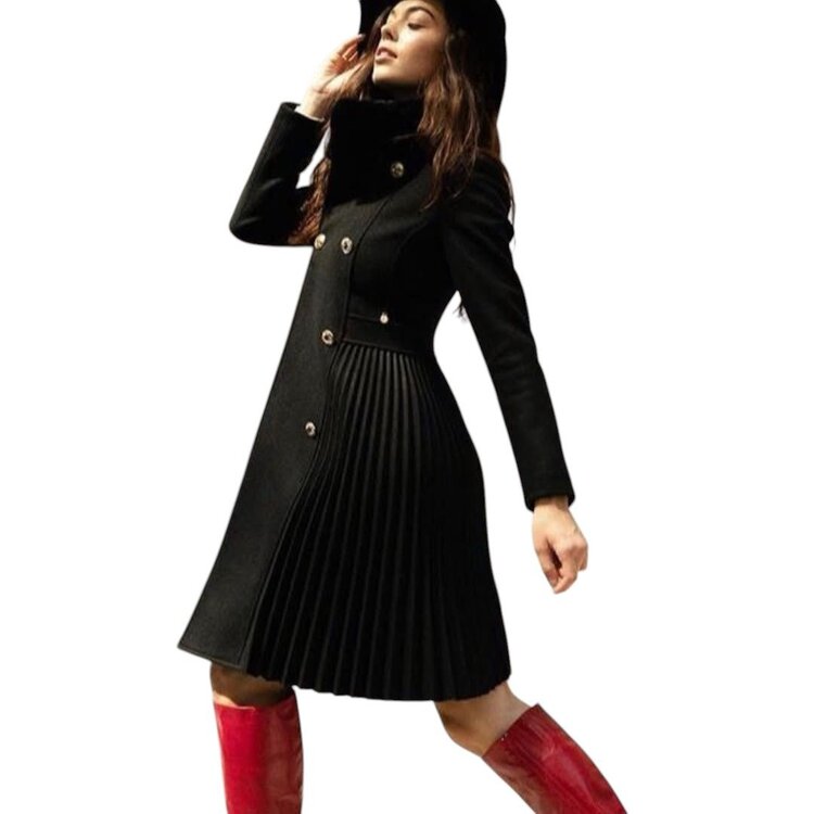 Italy Rina Plissee Coat