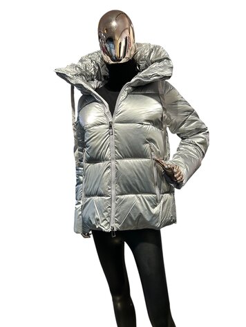 Germany Luxury Down Jacket-Silver MB61026
