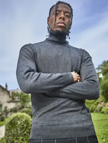 Paris Turtleneck- Dark Grey