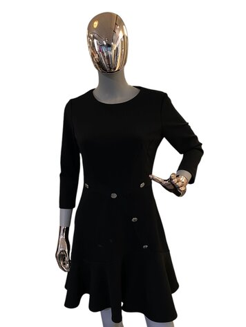 Italy Black Italian Dress