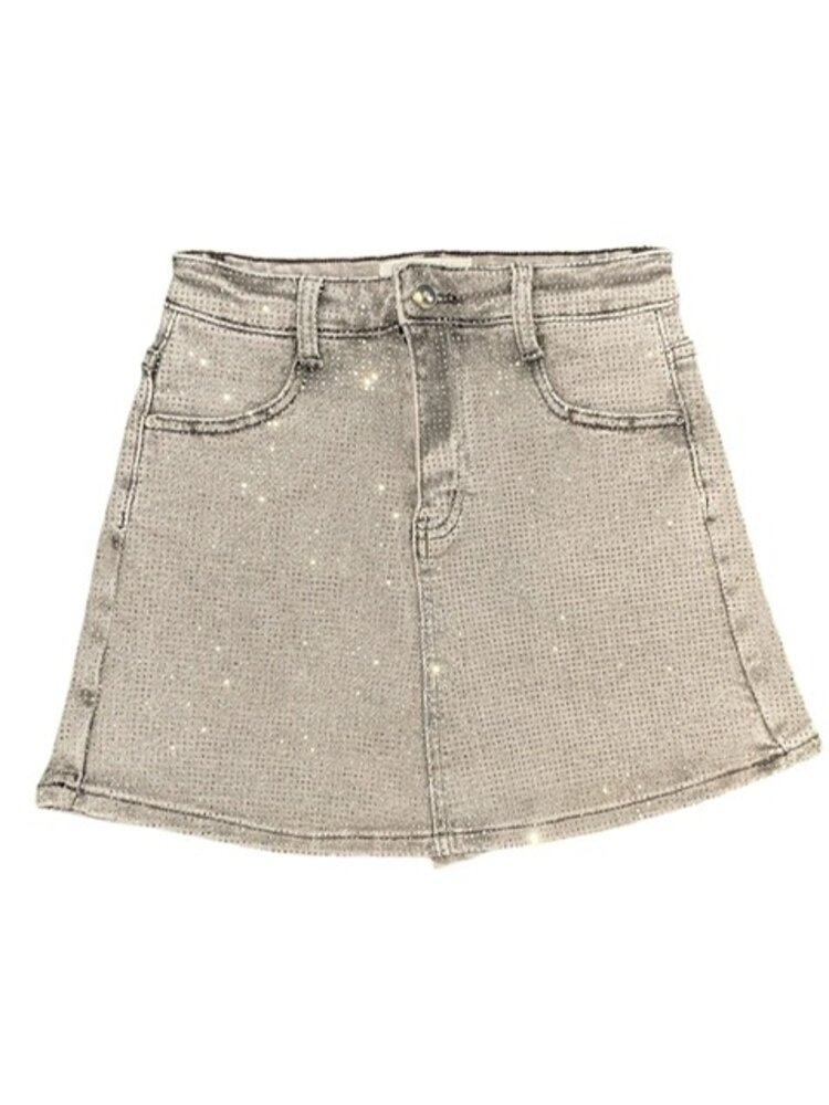 USA Bling Shorts/Skirt-Grey - NR3015