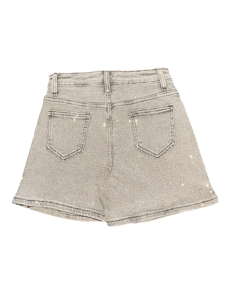 USA Bling Shorts/Skirt-Grey - NR3015