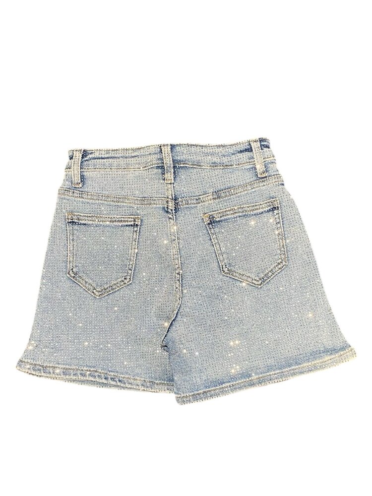 USA Bling Shorts/Skirt-Blue - NR3015