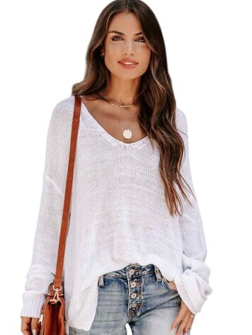 USA Sweater- White M9111