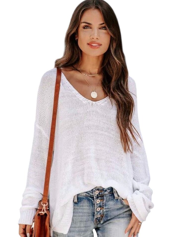 USA Sweater- White M9111