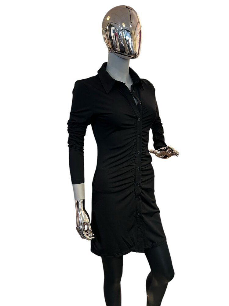 USA Blouse Dress- Black 950376