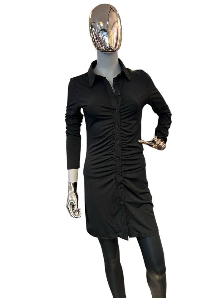 USA Blouse Dress- Black 950376