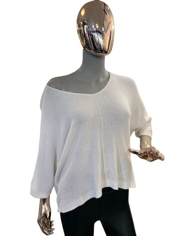 USA Modal Sweater- White 26110