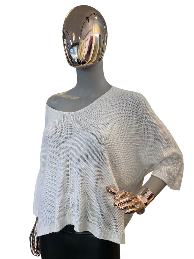 USA Modal Sweater- White 26110