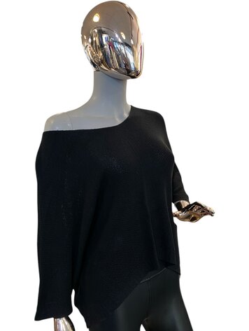 USA Modal Sweater- Black