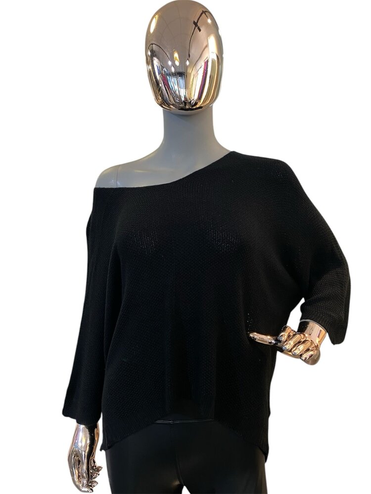 USA Modal Sweater- Black