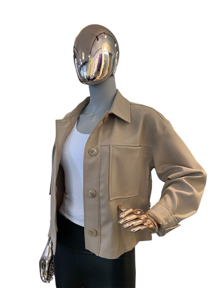 USA Shacket- Taupe 930992