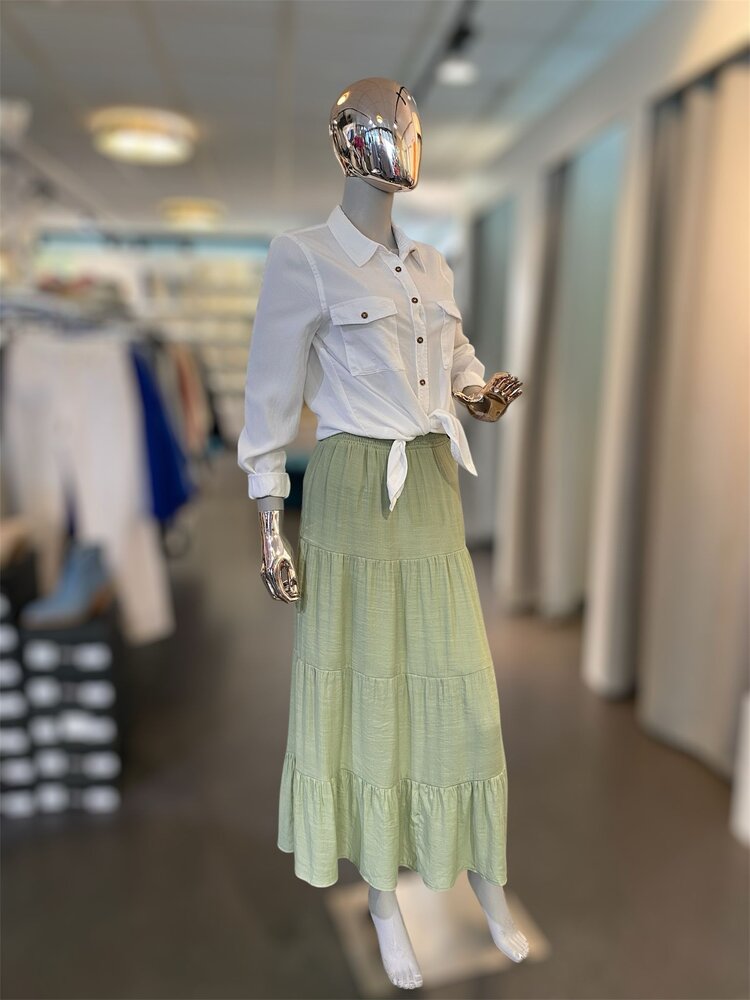 USA Rayon Skirt- Moss 7289 SH