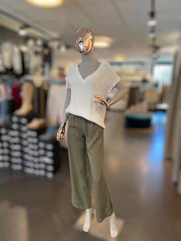 USA Tencel Pants-Olive 6913 PN