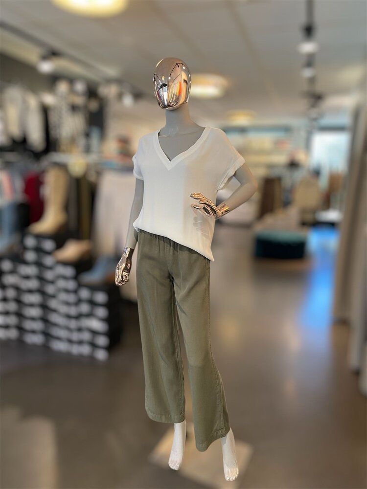 USA Tencel Pants-Olive 6913 PN