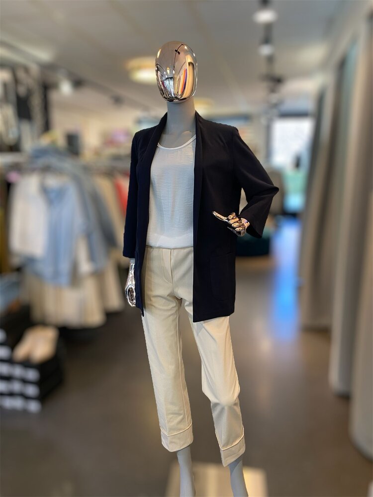 Italy Beige Italian Pants-7152