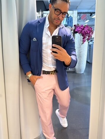 Italy Trousers W/ Cuffs -Flamingo PD3JJCS