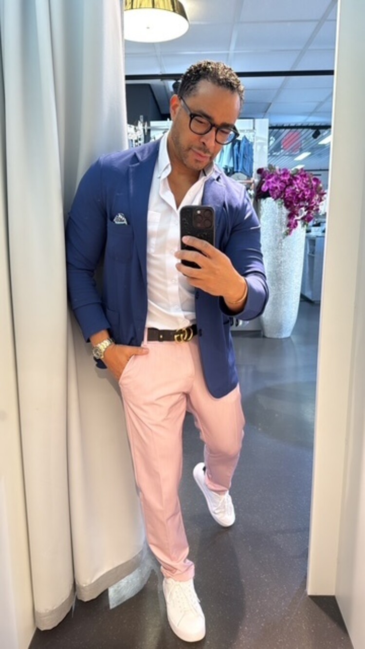 Italy Trousers W/ Cuffs -Flamingo PD3JJCS