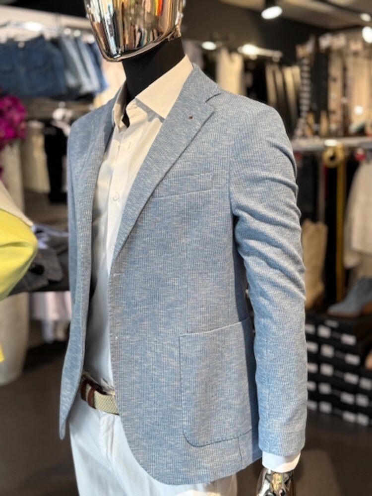Italy FB Sports Blazer-Light Blue