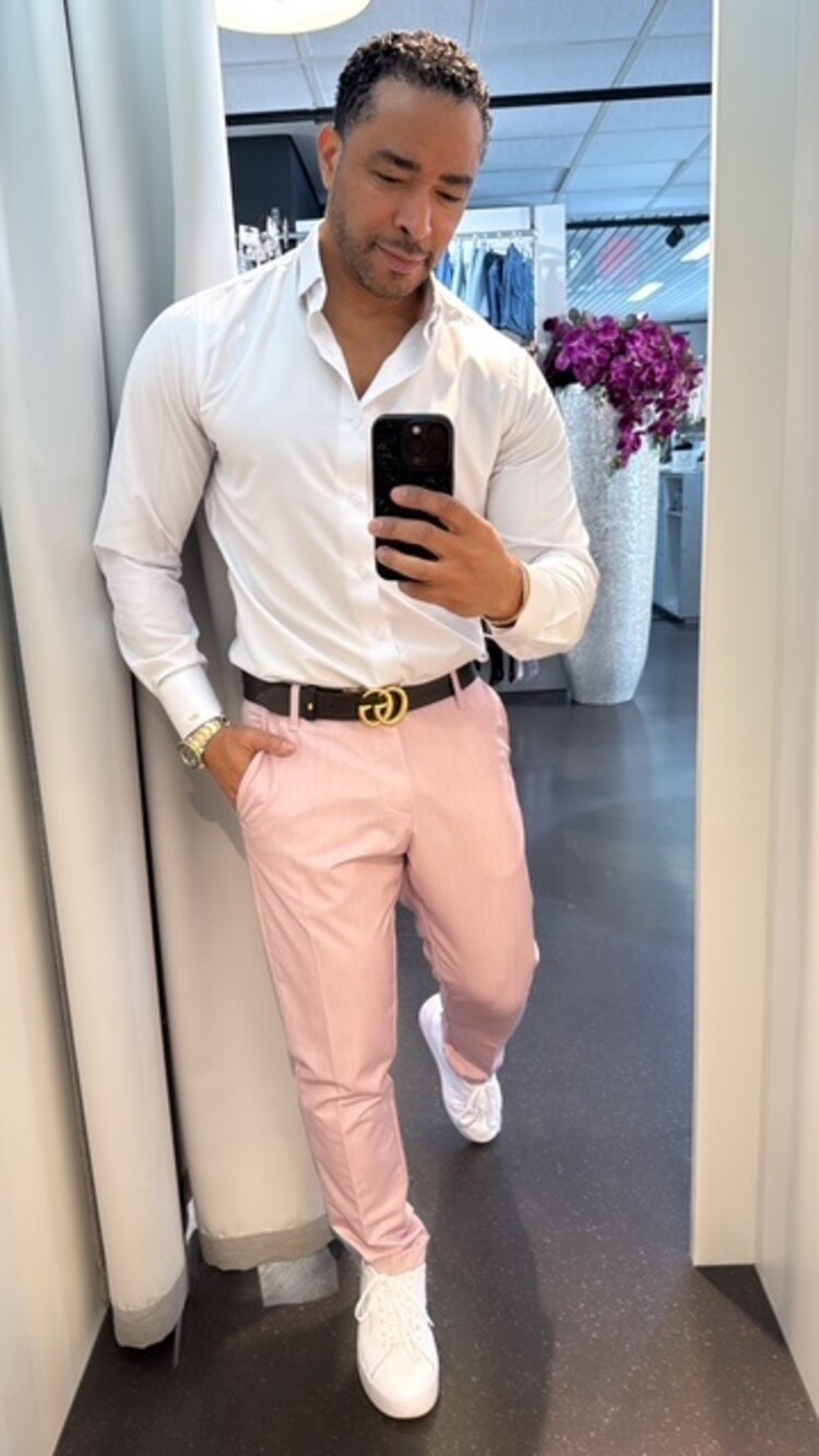 Italy Trousers W/ Cuffs -Flamingo PD3JJCS