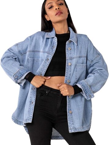 Paris Oversized Jeans Jacket-S539