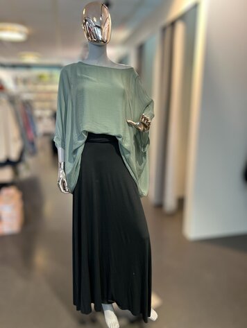 Paris Silk Top - 3260A - Olive