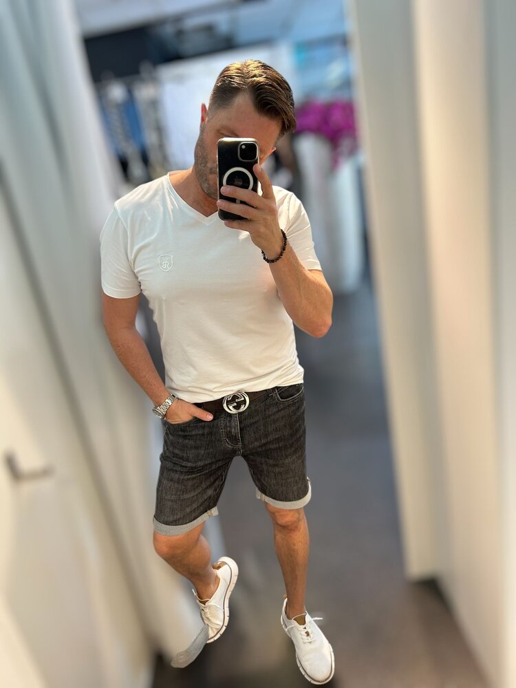 Jeans Shorts Grey- 6391