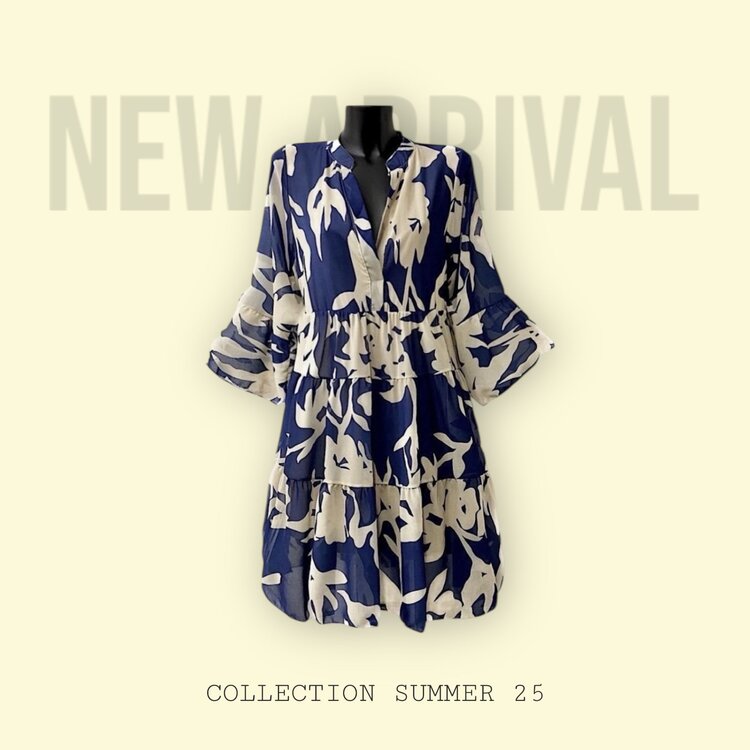 Dress Romantic- Navy