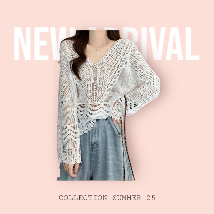 Paris Lightweight Knitted Boho-Style Cardigan - One Size