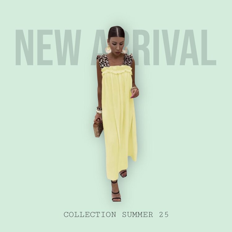 Paris Dress Savanna Yellow