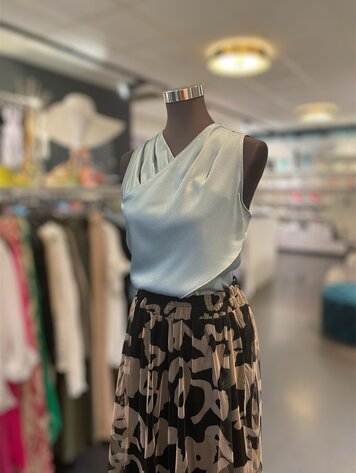 USA Front Cross Over  Tank-Misty Blue ET118706