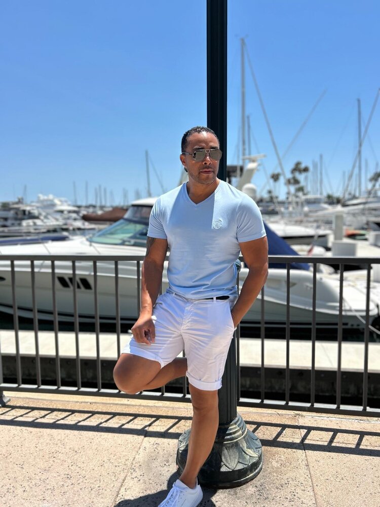 Robeaux Robeaux V Neck Classic-#89 Light Aqua