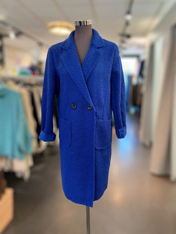 Paris Teddy Mantle- Royal Blue