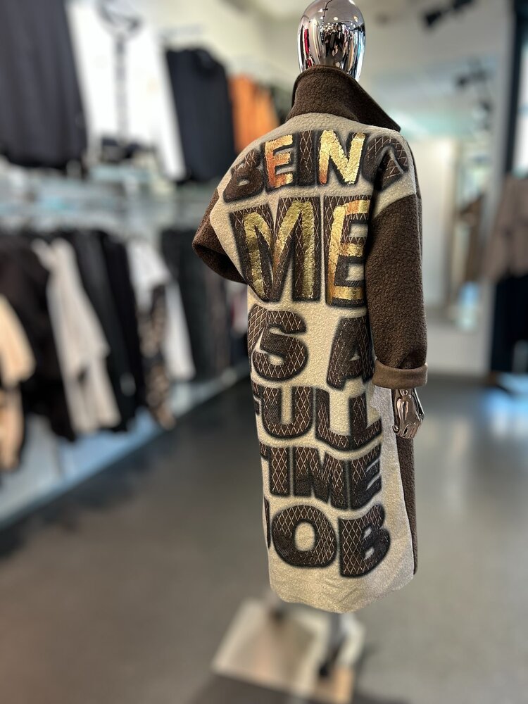 Germany Being Me Long Jacket Brown