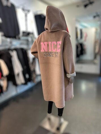 Germany Nice to Meet you Cardigan Jacket Mocha