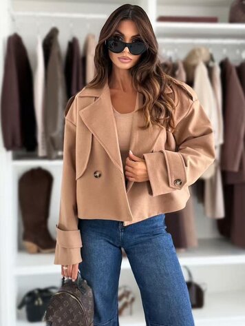 Paris Timeless Mini Coat - Camel A5175